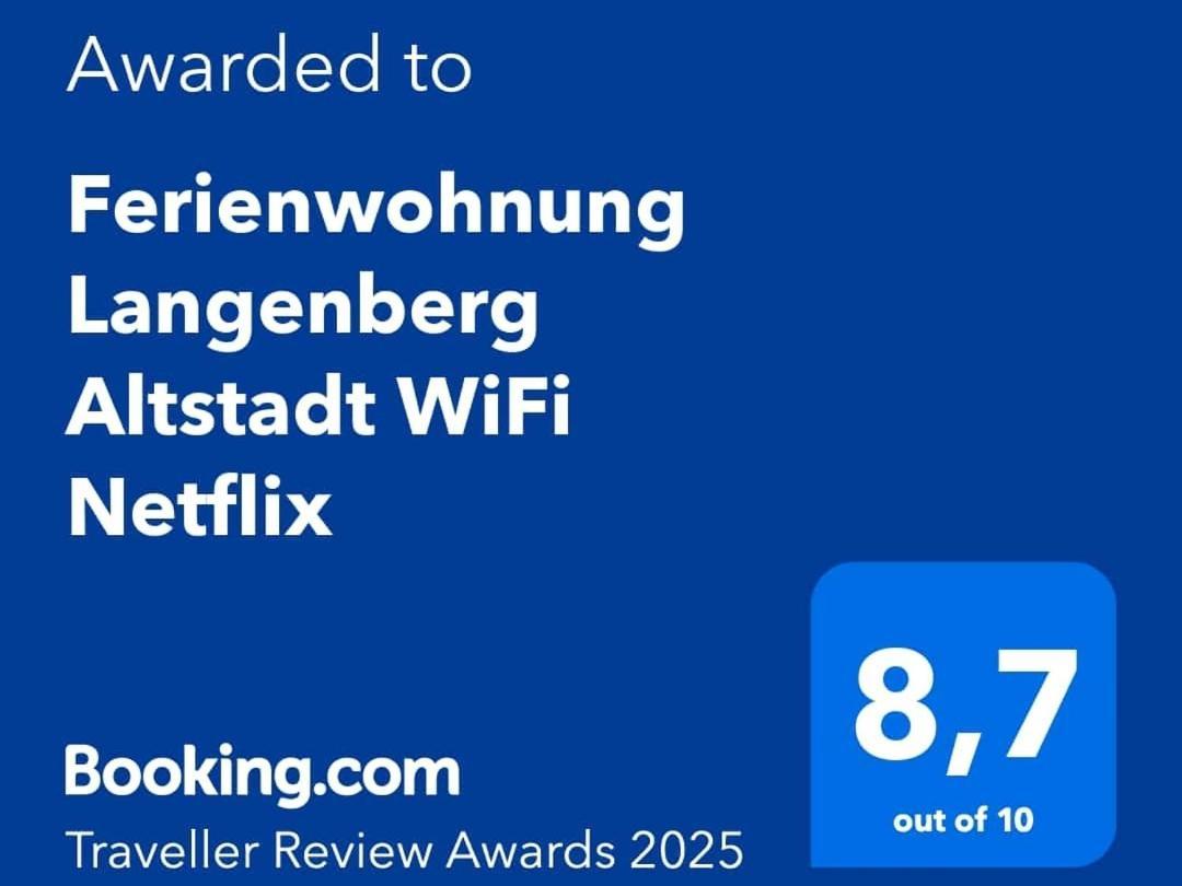 Ferienwohnung Langenberg Altstadt Wifi Netflix Фельберт Екстер'єр фото